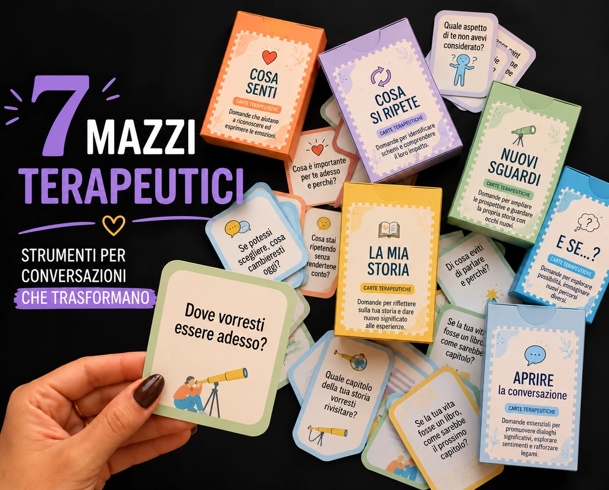 I 7 mazzi del Kit Terapeutico